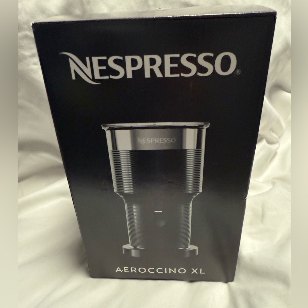 BRAND NEW NEVER OPENED NESPRESSO Aeroccino XL milk frother cold foam & hot foam